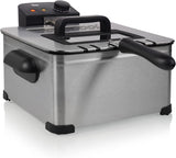 Tristar-Fritteuse, 1 großer Korb und 2 kleine Körbe, einstellbarer Thermostat, Kühlzone, 5 Liter, 2000 W, FR-6949 Appliances Naty Shop Standardtitel