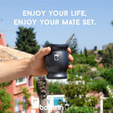 Mate-Teeset – Mate-Becher – Mate- und Bombilla-Set – Teetassen – doppelwandiges Design Mate-Becher – Yerba Mate-Becher-Set