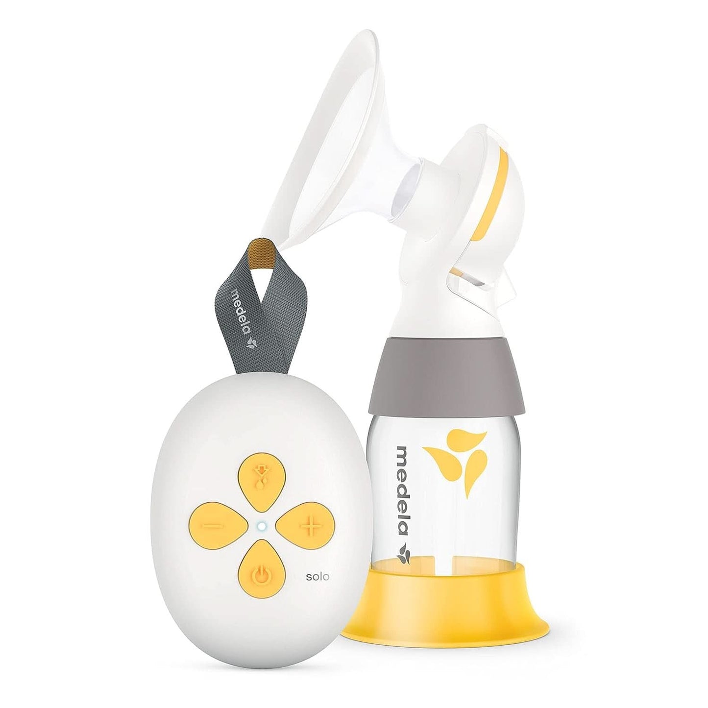 Elektrische Milchpumpe Medela Solo, mit Personalfit Flex-Trichter und 2-Phasen-Absaugtechnologie Zubehör Essen und Stillen Bebe Naty Shop
