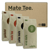 Mate-Tee-Probierset ● 4 Sorten Bio-Mate-Tee ● je 100 g Erva Mate + Yerba Mate + Grüner Mate-Tee + Gerösteter Mate-Tee