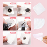 Qufiiry 300 Stück Fusselfreie Nageltücher, Lint Free Nail Wipes, Fusselfreie Nagel Wattepads, Nagel Wischtücher Für Cleaner Gelnägel Nagellackentferner Wattepads Nail Wipes Pads