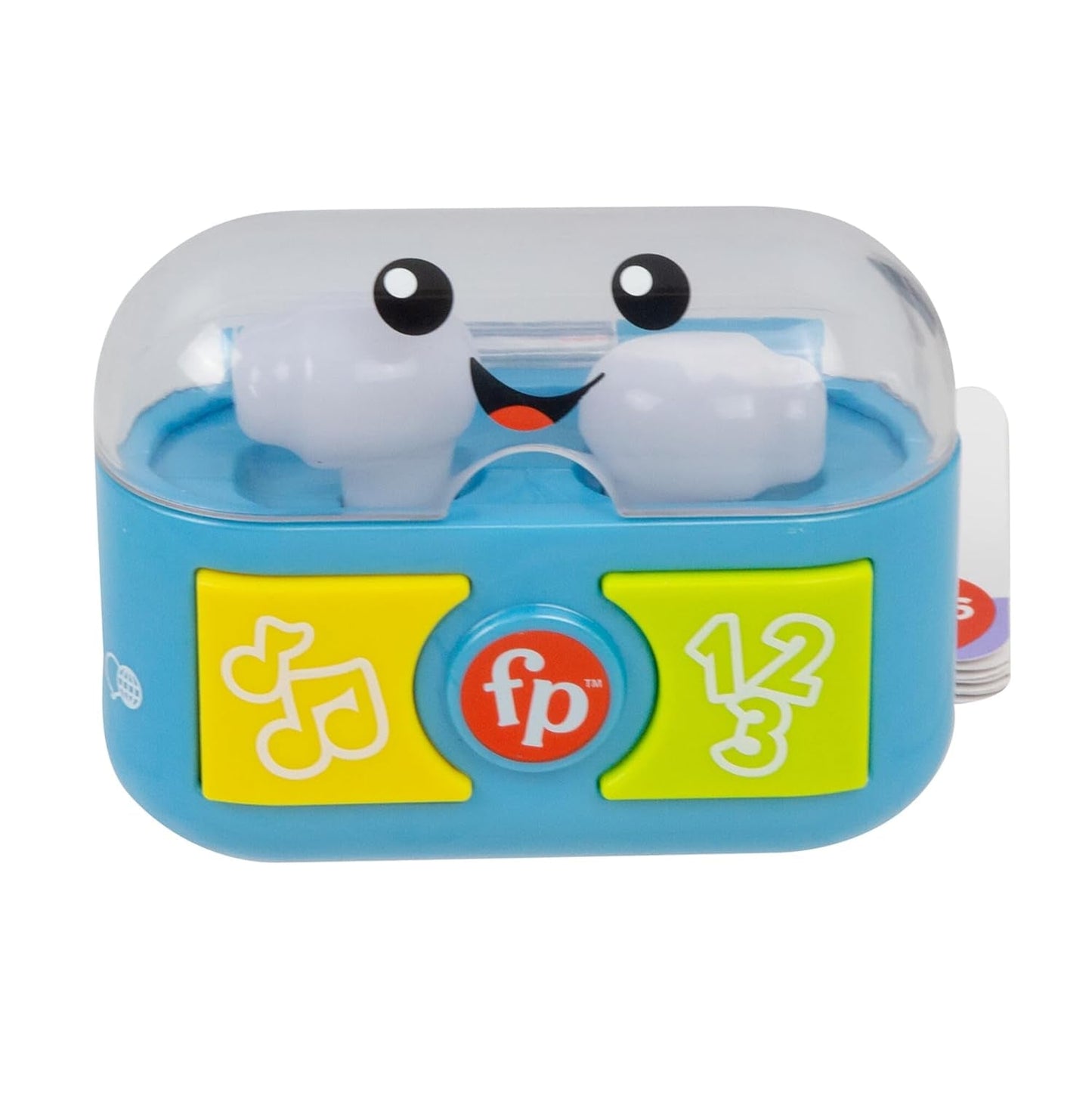 FISHER-PRICE Spaß beim Lernen und Spielen mit Spiel-Ohrstöpseln – Interaktive Ohrstöpsel mit lustigen Lichtern, Lernliedern und feinmotorischen Aktivitäten, über 20 Lieder und Sätze, ab 6 Monaten, HWY45 Babyspielzeug Naty Shop