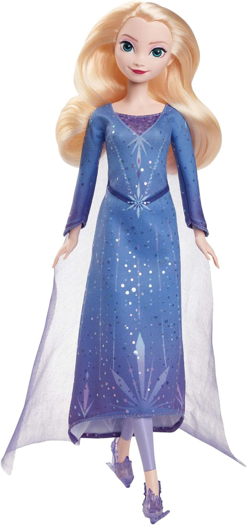 Mattel Disney Die Eiskönigin Elsa-Puppe, Die Eiskönigin-Puppe mit gekämmten blonden Haaren, Möbel, abnehmbare Schuhe, Disney-Geschenke, Spielzeug für 3 Jahre, HLW47 Naty Shop Elsa-Puppen im Eiscreme-Look