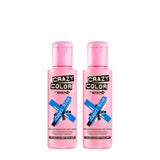 GO TOXIC UV semipermanente Haarfärbecreme, 100 ml (1 Packung) Naty Shop Blaue Haarfarbe 100 ml (1 Packung)