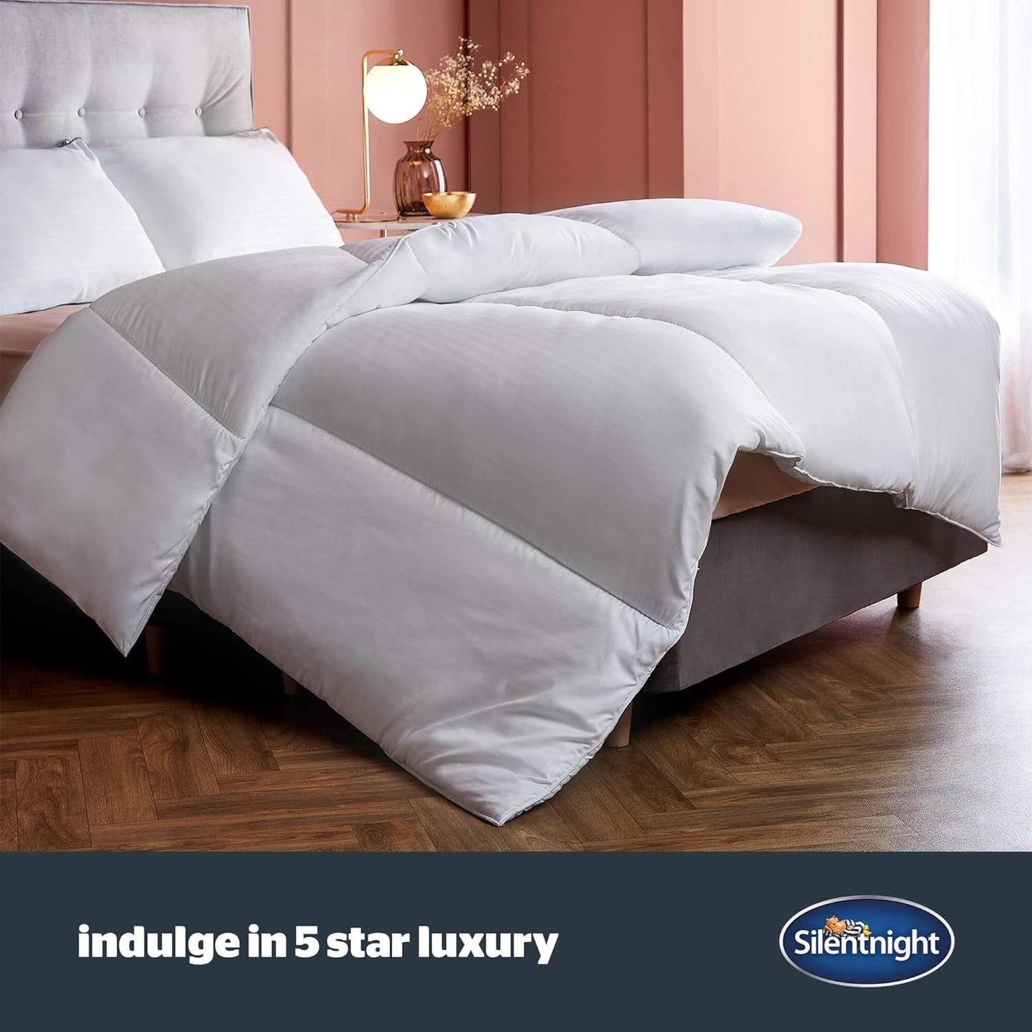 Silentnight Duvet Hotel Collection, 13,5 Tog, Polyester, weiß, Super-King-Size-Bettdecken und Steppdecken Naty Shop