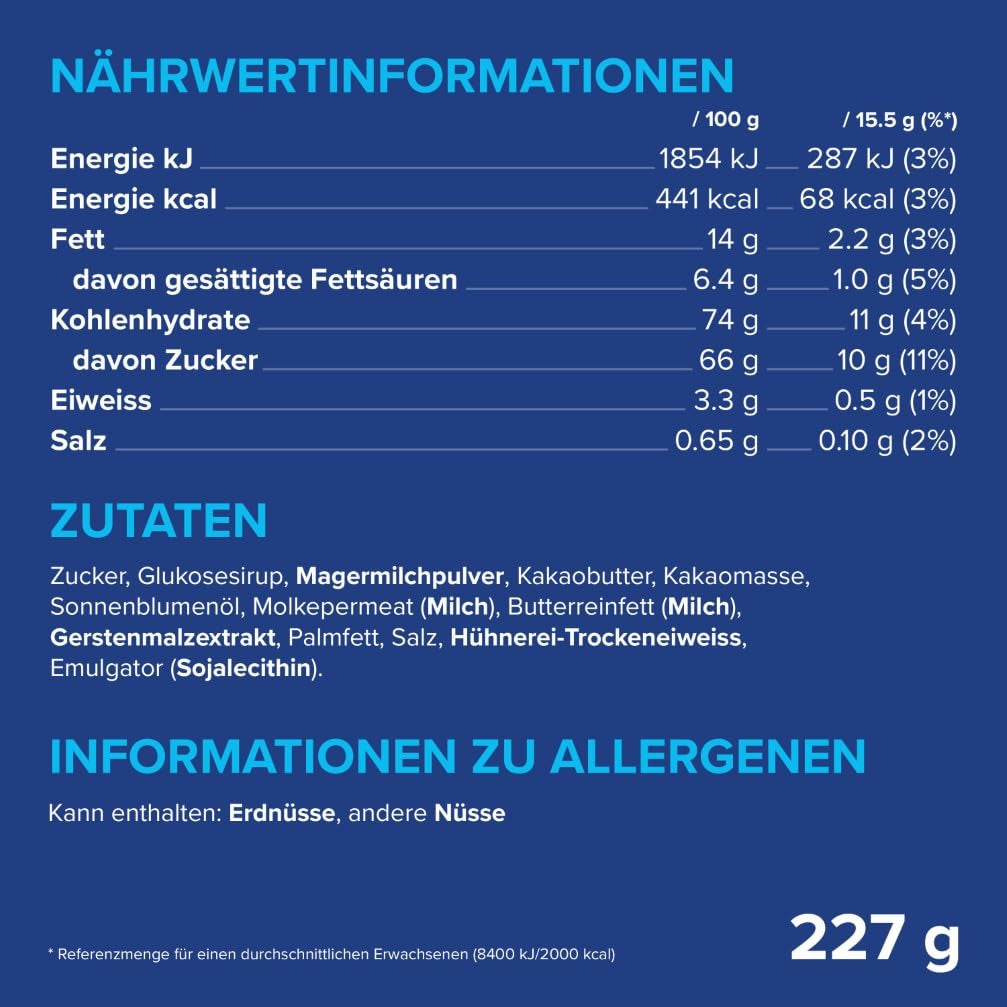 Mini-Schokoladenpackung, Mini-Schokoriegel mit Nougat-Creme-Karamell, 227 g, Schokoladen-Geschenkidee, große Schokoladenpackung