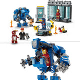 LEGO Marvel Iron Man's Laboratory: Hall of Armor – Superhelden-Spielzeug mit einer Mech-Figur, 5 Minifiguren, darunter Aldrich Killian – Avengers-Geschenk für Jungen und Mädchen ab 8 Jahren. 76315 Bausets. Beuche the LEGO-Store