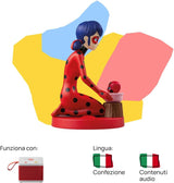 Klangfigur - Geschichten von Ladybug und Cat Noir - Klanggeschichten und Märchen, Jungen und Mädchen 4-6+, italienische Version Babyspielzeug Naty Shop