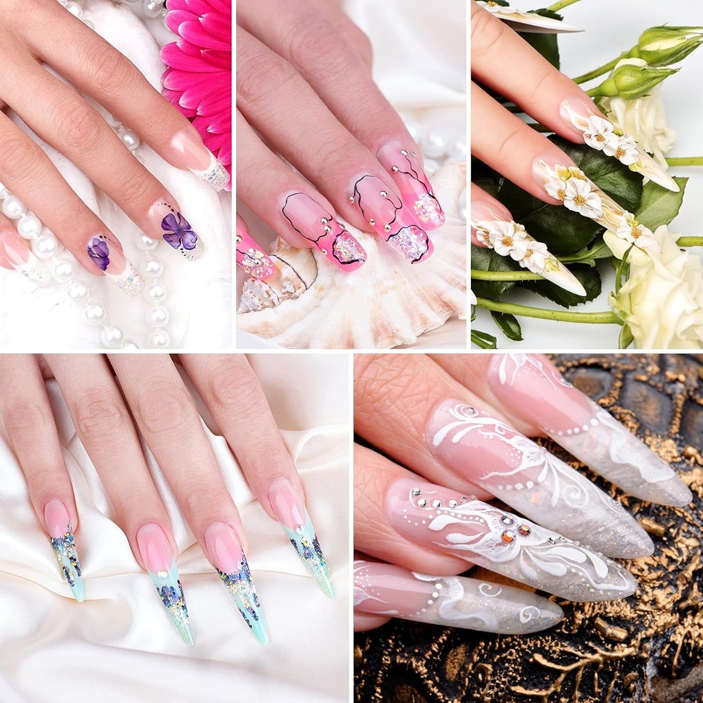 Nagelspitzenkleber, BOLASEN Extra starker Nagelkleber, 4 Stück rissiger Nagelkleber, Nagelkleber, extra starker künstlicher Nagelkleber, Nagelkleber – 4 * 7 ml