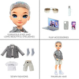 Rainbow High Fashion Doll – Aidan Russell – Purple Boy Doll – Modisches Outfit und mehr als 10 bunte Spielzubehörteile – Für Sammler und Kinder im Alter von 4–12 Jahren