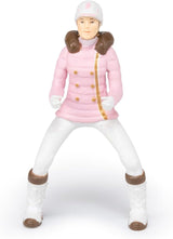 PAPO - Pferdefigur - Rider Fashion Winter, Leidenschaft fürs Reiten, Spielzeug für Kinder ab 3 Jahren. Naty Shop Actionfiguren