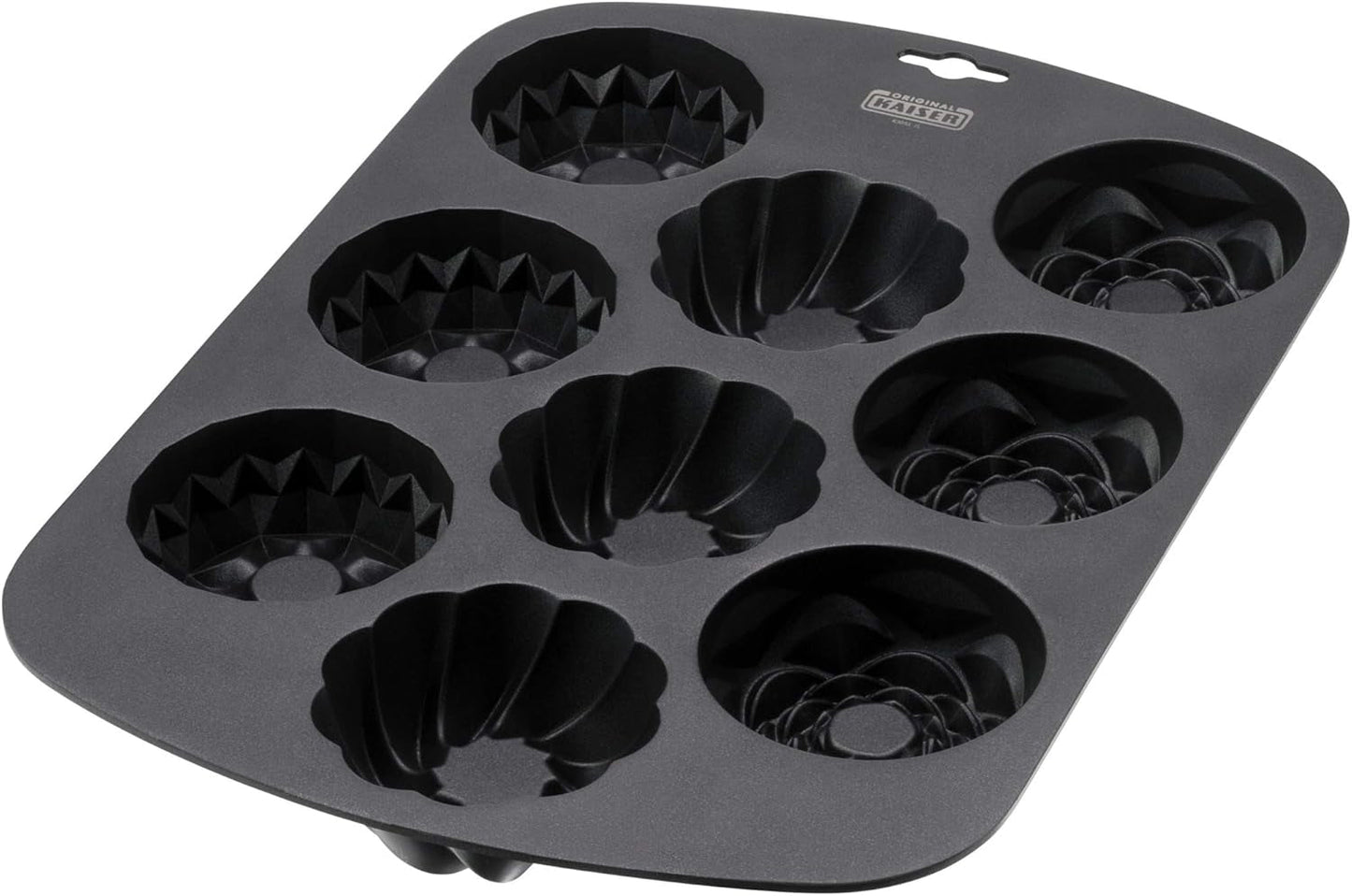 Backform für 9 Muffins Gugelhupf Original Kaiser Inspiration, 38 x 27 cm, antihaftbeschichtet Naty Shop