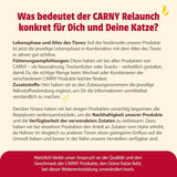 Animonda Carny Senior Nassfutter für Katzen mit Rind + Huhn + Käse (6 x 200 g), getreide- und zuckerfreies Nassfutter für Katzen ab 7 Jahren, mit frischen und fleischigen Zutaten