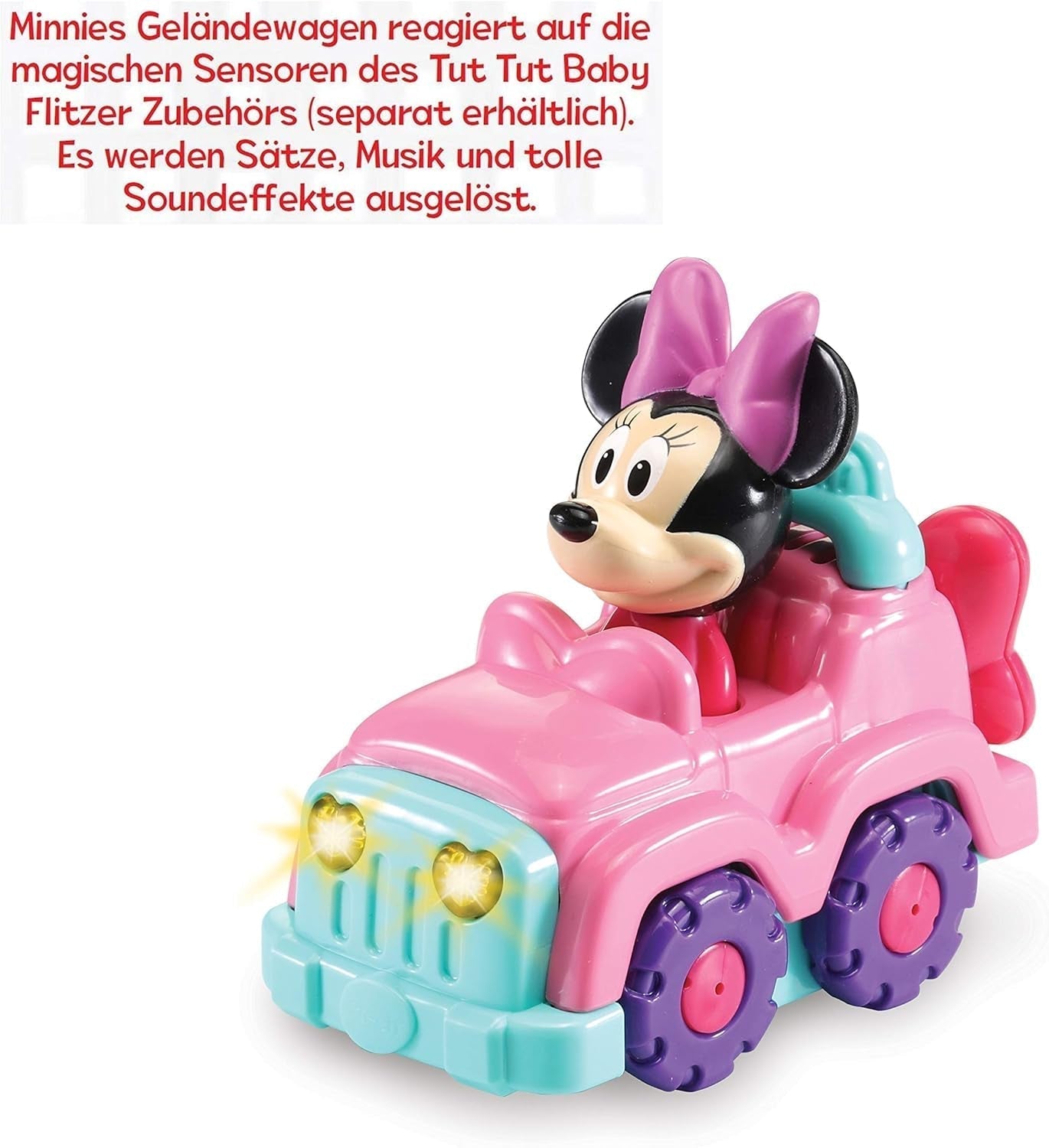 Vtech TUT TUT Baby Flitzer – Minnies Geländewagen Jucarii Bebe Naty Shop