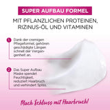 L'Oréal Paris Elvital Anti Spliss Haarmaske für langes, strapaziertes Haar, Intensive Ausspülbehandlung, Mit pflanzlichen Vitaminen und Rizinusöl, Dream Length Super Build-up Mask, 1 x 300 ml Naty Shop Haarmaske