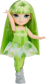Rainbow High Littles Regenbogen-Fantasie-Fee und Haustier – Smaragd, Grün – 14 cm bewegliche kleine Fantasy-Drachenpuppe mit austauschbaren Feenflügeln, süßes Geschenk für Kinder ab 4 Jahren