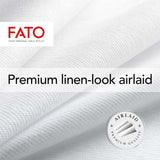Fato - Trockenpapierservietten, Airlaid, Textileffekt, Packung mit 50 Servietten, 40X40 gefaltet im 4er-Format, Tropicana Decor