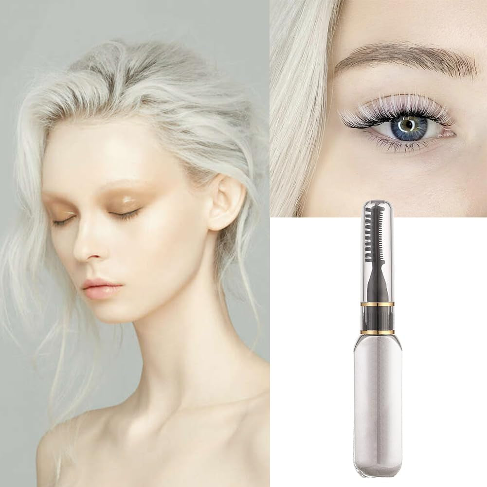 Haarfärbestift – Temporäre Haarfärbekreide, ungiftig, waschbar, Kamm für Mädchen, Haar-Mascara, Haarfarben-Set, Weiß, Naty Shop Haarfärbemittel
