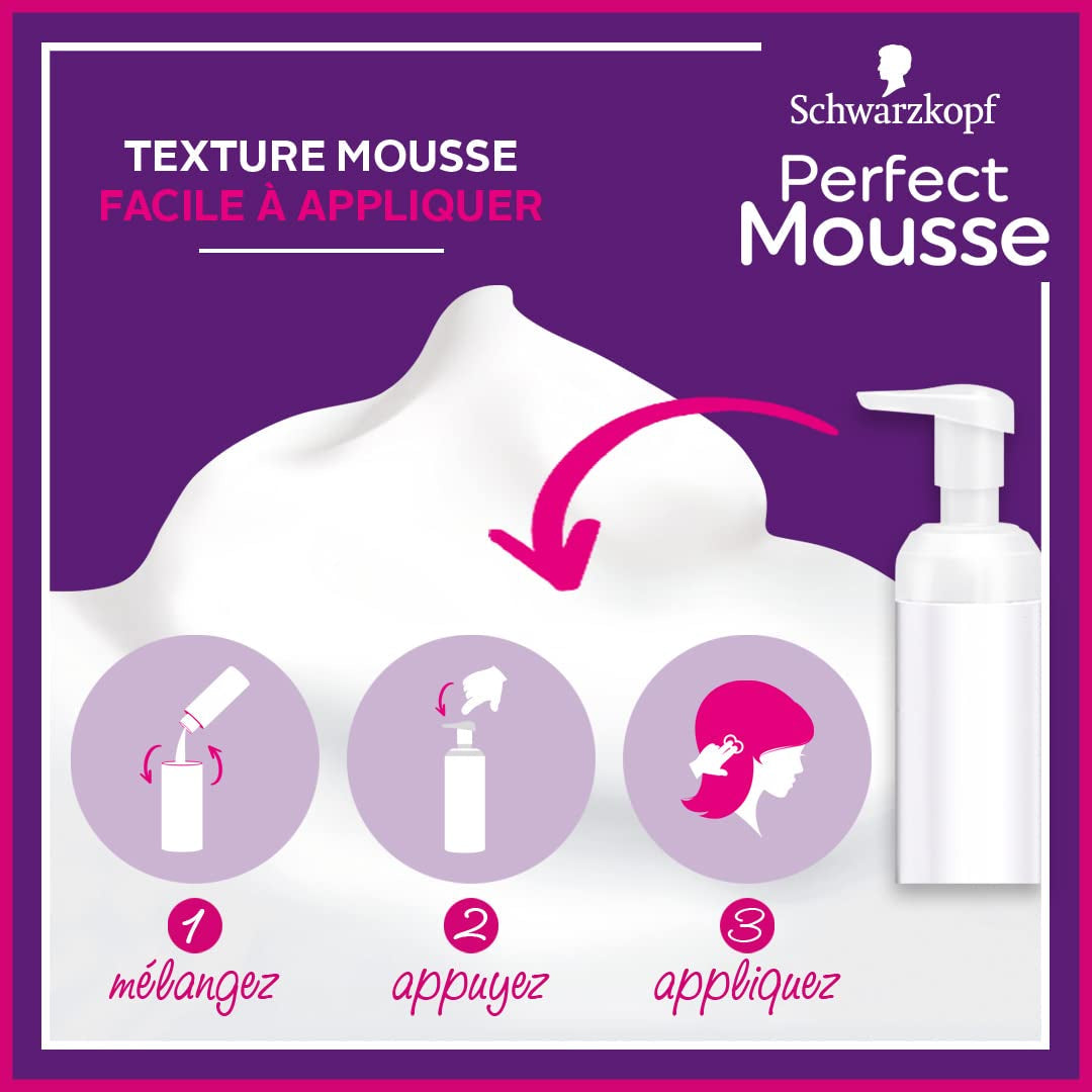 Perfect Mousse Permanent Coloring Mousse, 668 Hasellnuss Haarfärbemittel Naty Shop