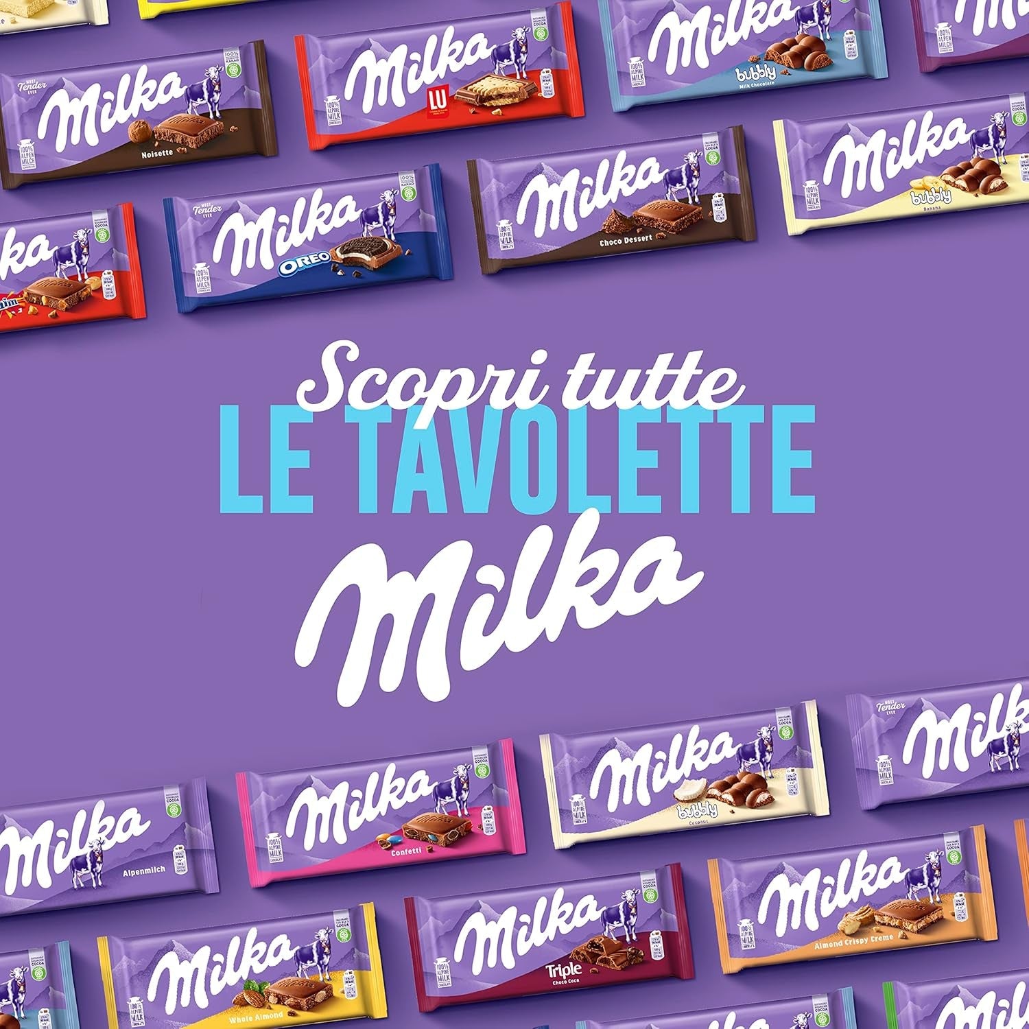Schokoladenmilch | Schokoriegel-Sandwich | Milka Schokoriegel | Insgesamt 90 ml