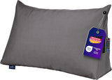 Lesekissen Traumnacht Kuscheliges Rückenkissen, 70 x 40 cm dunkelgrau, abnehmbarer und waschbarer Bezug aus 100 % Polyester, praktische Seitentasche, Öko-Tex zertifiziert, nach deutschen Qualitätsstandards produziert