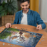 Ravensburger Puzzle 12001088 – Der magische Hirsch und die vier Jahreszeiten – 1000-teiliges Puzzle für Erwachsene ab 14 Jahren Puzzle Naty Shop