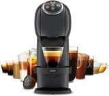 NESCAFÉ Dolce Gusto Genio S Plus von Krups, kompakte Kapselkaffeemaschine, Fassungsvermögen 0,8 Liter, 1500 Watt, automatische Entkalkungswarnung, Space Grey, KP340B