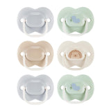 Tommee Tippee Anytime Schnuller, 0–6 Monate, Packung mit 6 symmetrischen Schnullern, BPA-frei