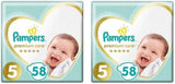 Pampers Windeln Größe 5 (11-16 kg), Premium-Pflegewindeln, 58 Stück, optimaler Komfort und Schutz für empfindliche Haut von Pampers