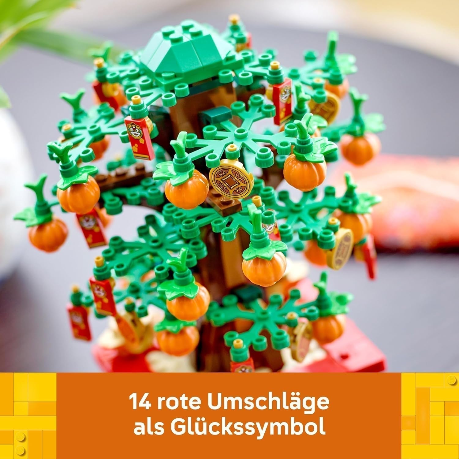 LEGO Glöckner Kastanie, Bauset für 9-Jährige, Mondneujahrsgeschenk für Jungen und Mädchen, Rollenspielset, Festdekoration, Heimdekoration, Tischdekoration 40648 Bausets Besuchen Sie den LEGO-Store