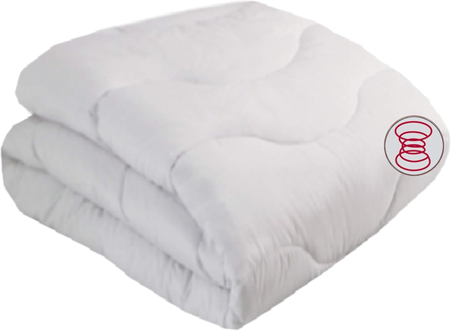Steppdecke Soft Flex, Polyester, weiß, 240 x 260 cm Steppdecken und Steppdecken Naty Shop