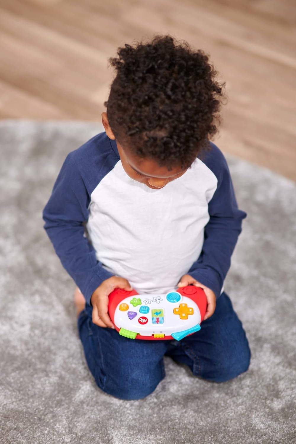 Simba 104010017 – ABC-Gamecontroller, Babyspielzeug, Tiergeräusche, Lieder, 20+ Geräusche, ab 12 Monaten, Motorik, Spielkonsole, Kleinkindspielzeug, Spieltelefon Bebe Toys Naty Shop