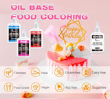 Fettlösliche Lebensmittelfarbe 55 g, weiße Lebensmittelfarbe auf Ölbasis für Schokolade, Fondant, Macaron, Kuchendekoration, konzentrierte Lebensmittelfarbe auf Ölbasis zum Backen, Kochen, Zuckerguss, Cupcakes