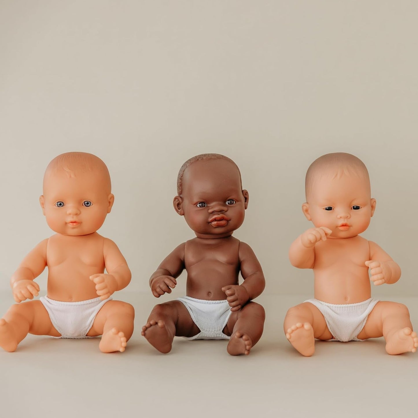 Miniland Babypuppe, afrikanischer Junge, 32 cm, anatomisch korrekt