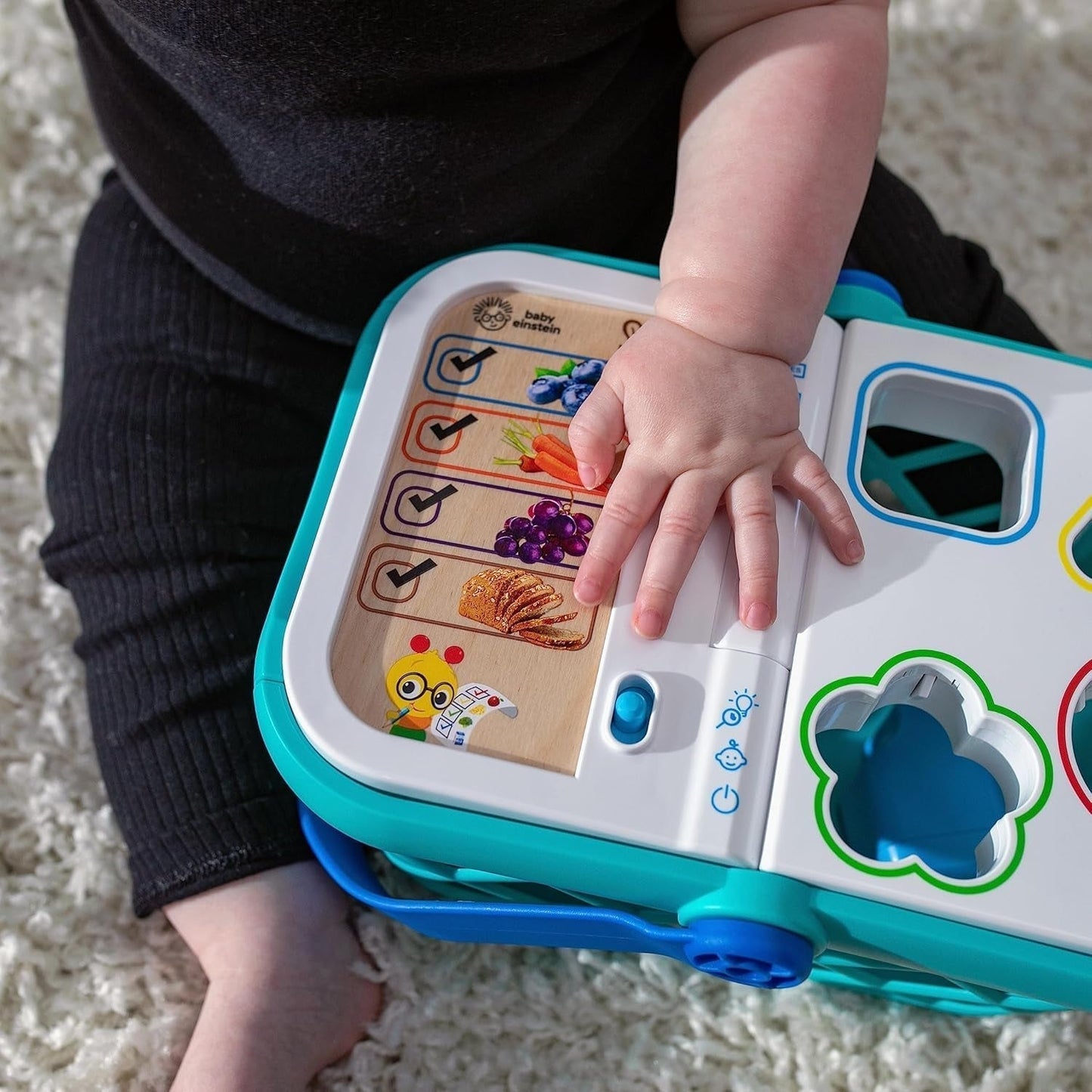 Baby Einstein + Hape Magic Touch Register Spielzeug zum Auschecken mit echten Geräuschen und Musik, ab 9 Monaten Bebe Toys Naty Shop