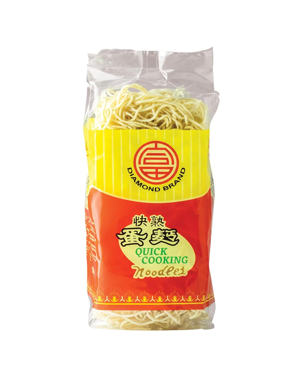 DIAMOND Nudeln mit Ei, Instant-Woknudeln aus Weizenmehl und Beilagen – 1 x 500 g