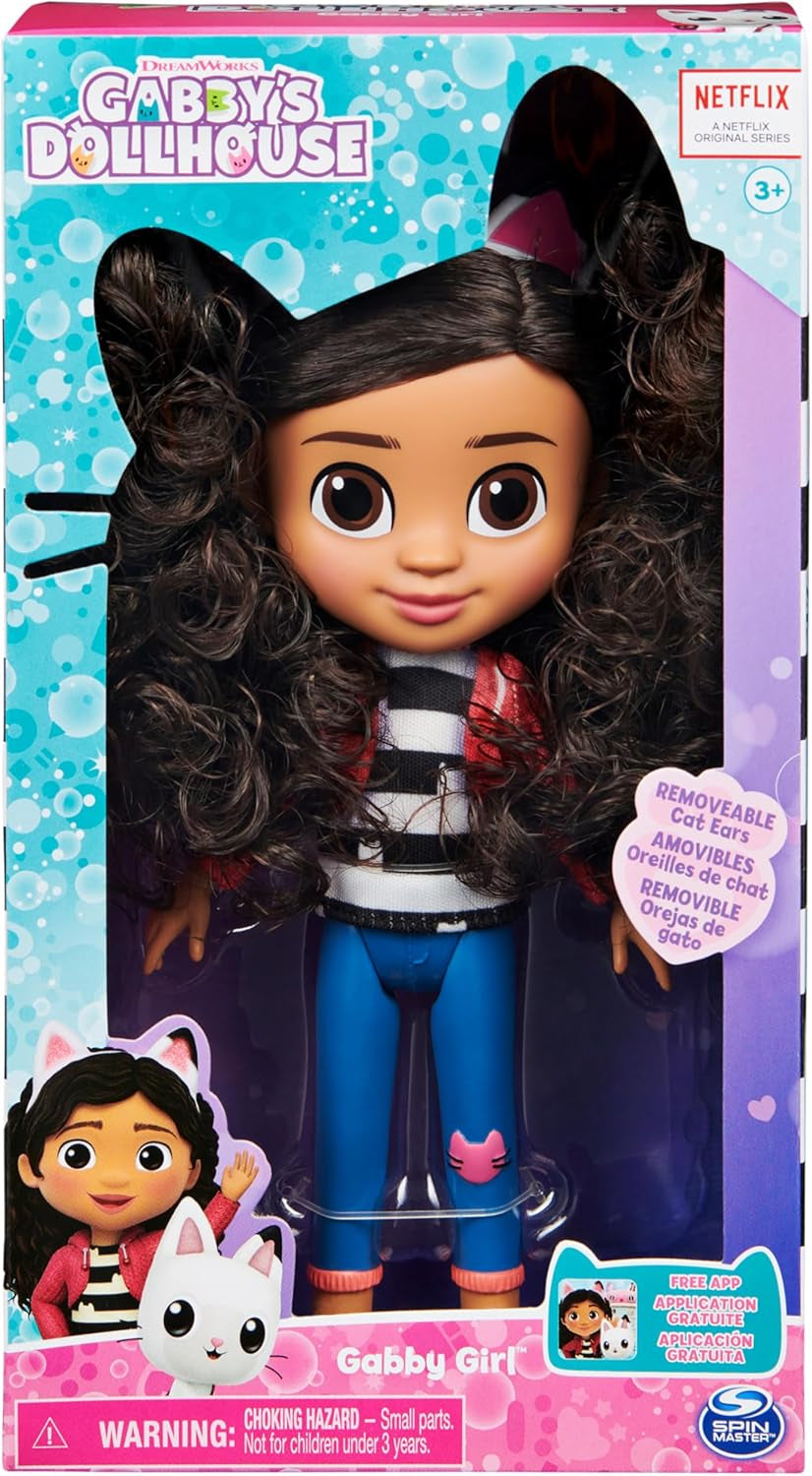 GABBY'S DREAMWORKS PUPPENHAUS – 20 cm große Gabby Girl-Puppe, geeignet für Kinder ab 3 Jahren