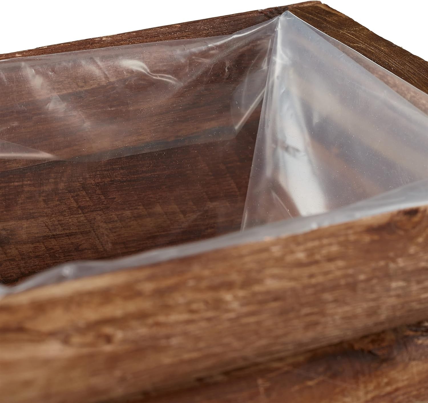 Relaxdays Pflanzschubkarre, 2er-Set, Gartendeko, HxBxT: 12,5 x 26 x 12 cm, Blumenwagen zum Bepflanzen, Holz, natur