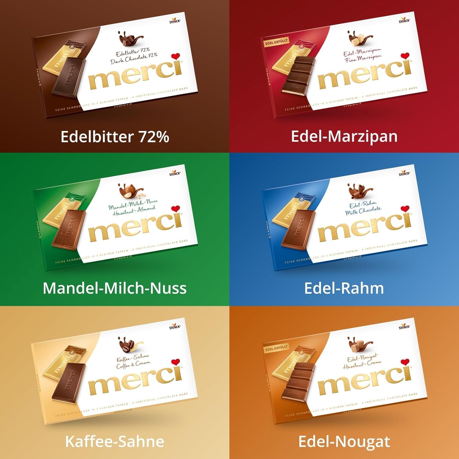 Dunkle Schokoladentafeln 72 % – 5 x 100 g – Feinste dunkle Schokoladenquadrate – Schokolade in Goldfolie verpackt