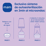 MAM Newborn Set, Geschenkset, bestehend aus: 2 x Anti-Colic-Flasche 160 ml, 1 x Anti-Colic-Flasche 260 ml, 1 x Original Start Schnuller, 1 x Brosche für Schnuller, ab 0 Monaten, Neutro