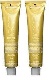 Igora Royal Absolute Age Blend Haarfarbe, 7-560 Mittelgoldenes Schokoladenblond, 60 ml. Naty Shop Haarfarbe 6-60 Dunkelblond, Schokolade, natürlich, 60 ml (2er-Pack)
