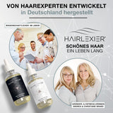 Hairlexier Haarwuchsmittel für Frauen – Rosmarin-Haaröl, Rizinusöl-Haaröl, Lavendelöl, natürliches Haarserum gegen diffusen Haarausfall, unterstützt das Haarwachstum, vegan & biologisch + Arbeitsbuch Haarpflege Naty Shop