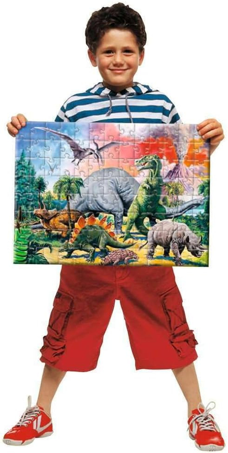 Ravensburger Puzzle für Kinder – 10957 Unter den Dinosauriern – Dino-Puzzle für Kinder ab 6 Jahren, mit 100 Teilen im XXL-Format Puzzle Naty Shop