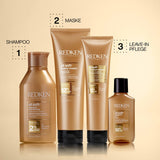Redken Haarmaske für trockenes und sprödes Haar, revitalisiert und spendet Feuchtigkeit, mit Keratin-Komplex und Arganöl, All Soft Heavy Cream, 1 x 250 ml Naty Shop Haarmaske