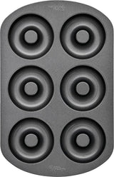 Wilton Donut-Backform Mit 12 Mulden Donutform, Hochwertige Donut Backform Mit Antihaftbeschichtung Für 12 Mini-Donuts, Spülmaschinenfest Formen und Tabletts zum Backen Naty Shop L