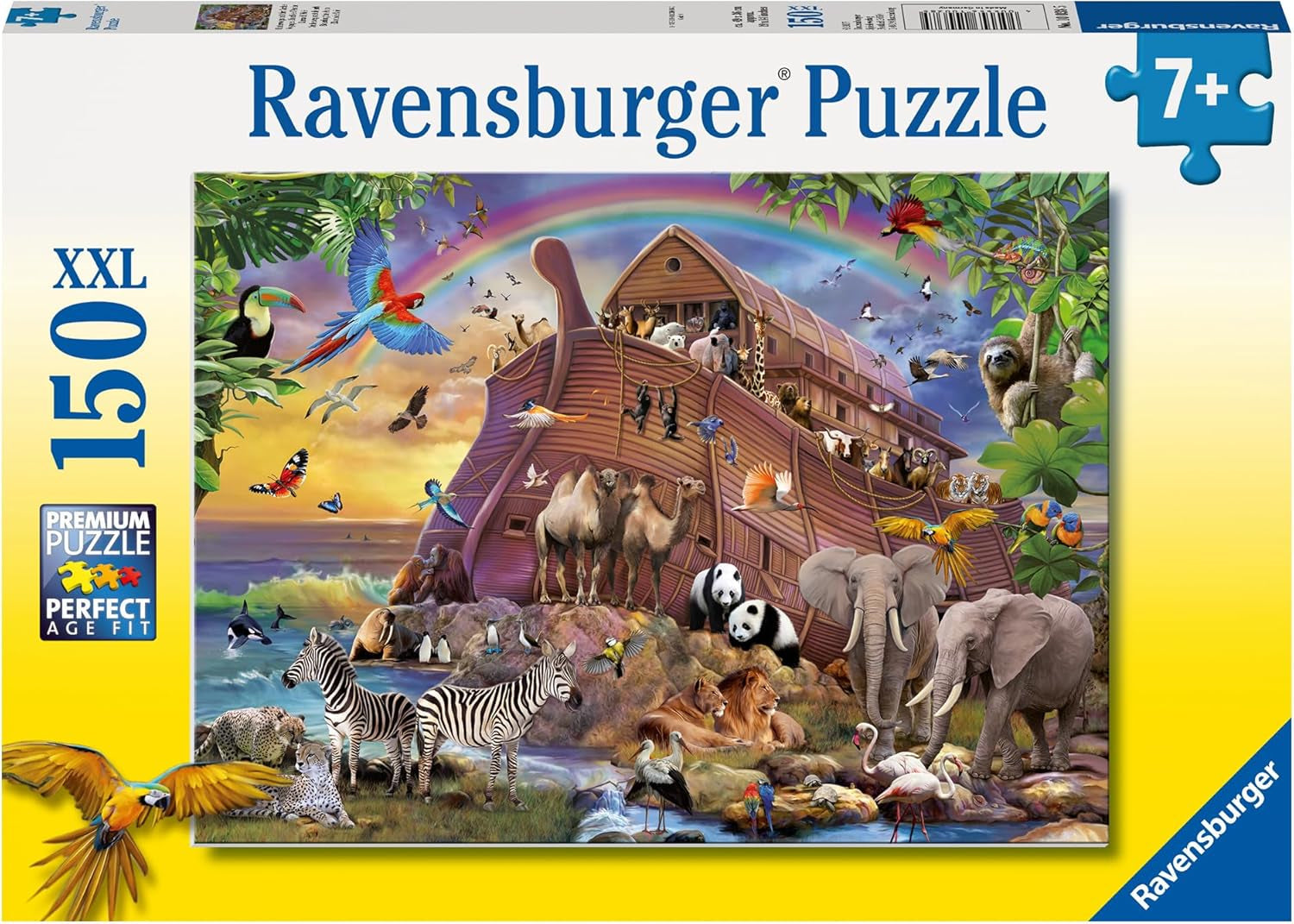 Ravensburger Kinderpuzzle - 10038 Unterwegs Mit Der Arche - Arche Noah Puzzle für Kinder ab 7 Jahren, mit 150 Teilen im XXL-Format Puzzle Naty Shop Standardtitel