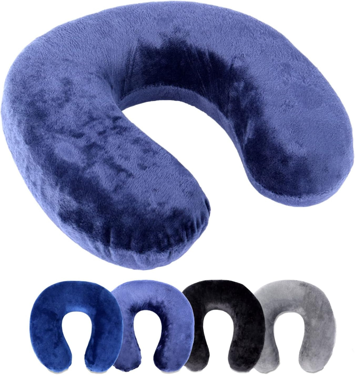 Rocco eK Nackenkissen, 4 Farben erhältlich, Reisekissen, Nackenstützkissen, orthopädisches Nackenstützkissen, Memory Foam