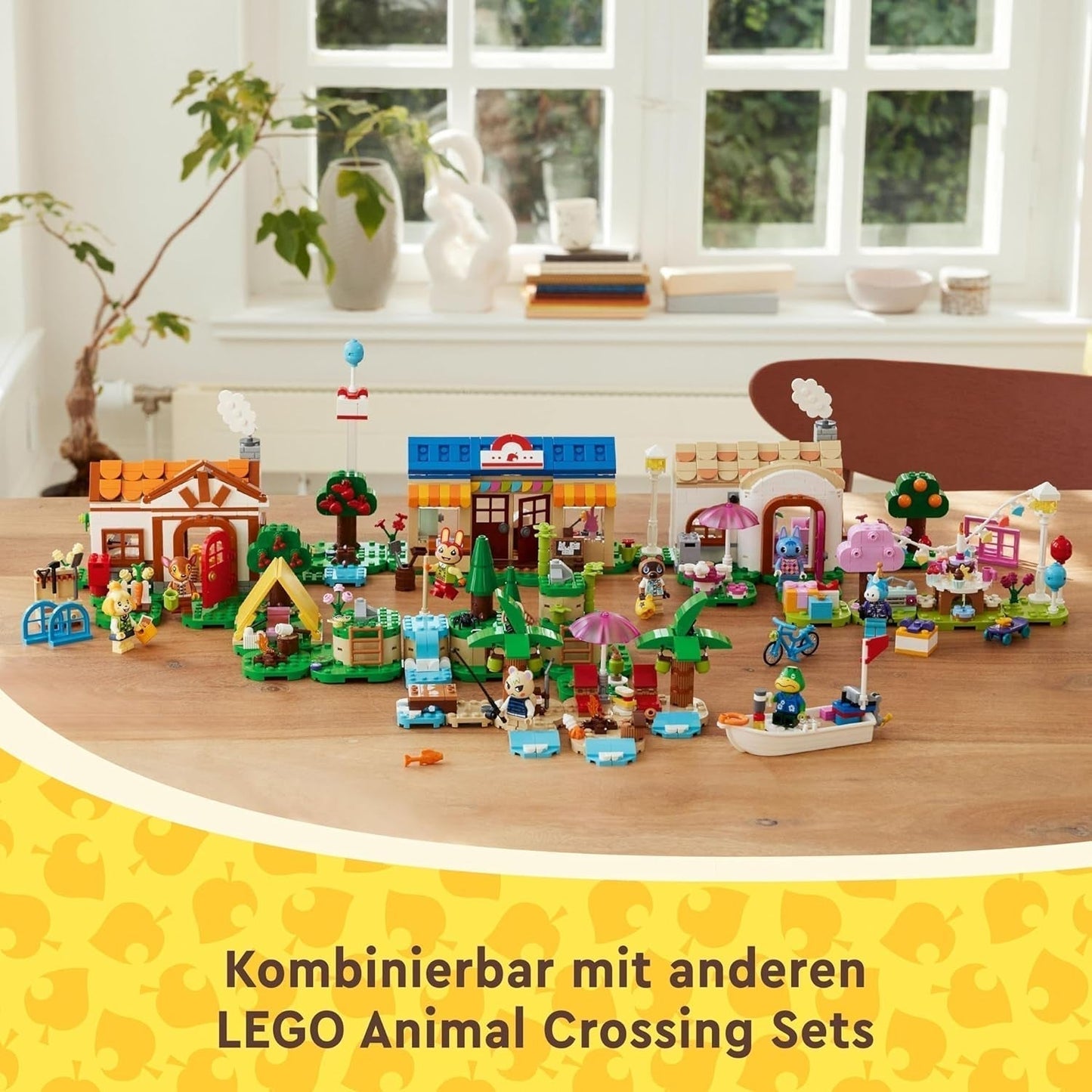 LEGO Animal Crossing Nook's Shop und Sophie's House Set, kreatives Spielzeug für Kinder mit 2 Minifiguren aus der Videospielserie, Geschenk für Mädchen und Jungen ab 7 Jahren 77050 Bausets Besuche den LEGO-Store