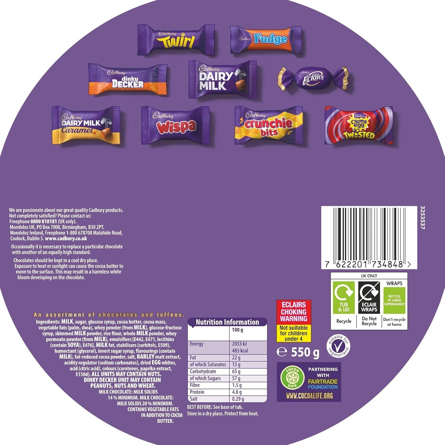 Pralinenschachtel Helden 550g