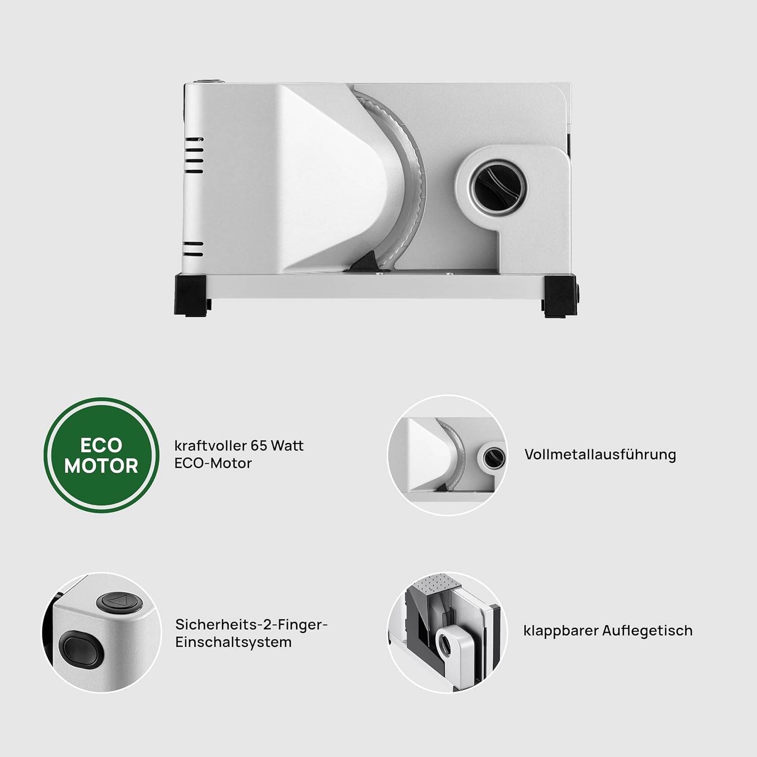 Ritter Icaro 7, multifunktionaler elektrischer Allesschneider Rasnite und Allesschneider Naty Shop